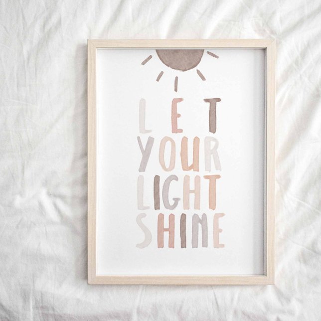 Neutral lass dein Lichtstrahlposter Poster (Von Creator hochgeladen)