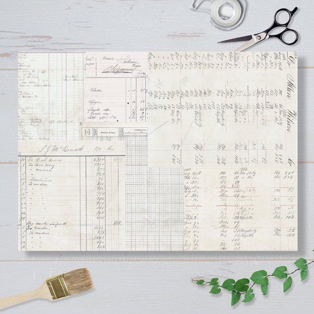 Neutral Ledgers Design Seidenpapier (Von Creator hochgeladen)