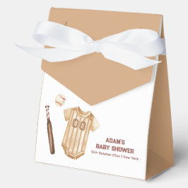 Neutral Little Slugger Baseball Boy Baby Shower Geschenkschachtel