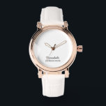 Neutral Monogram Modern Minimalist Stylish Design Armbanduhr<br><div class="desc">This neutral monogram design features a modern, minimalist, and stylish aesthetic perfect for watches. The clean lines and balanced layout create a sophisticated and timeless look suitable for both men and women. Ideal for anyone who appreciates subtle personalization, modern design, and elegance in everyday accessories. Makes a thoughtful gift for...</div>