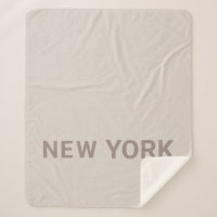 Neutral New York Simple Typografy Gift 