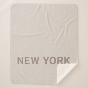 Neutral New York Simple Typografy Gift  Sherpadecke