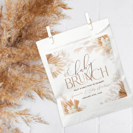 Neutral Pampas Baby Brunch Babydusche Geschenktütchen