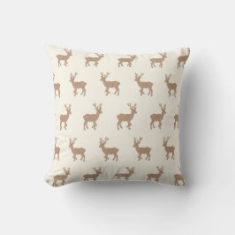 Neutral Reindeer Boho Winter Modern Farmhouse Kissen