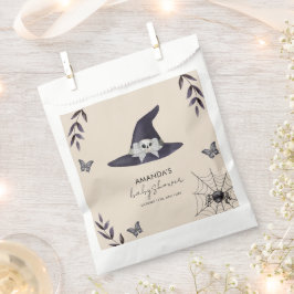Neutral Simple Little Boo Witch Hat Baby Dusche Geschenktütchen