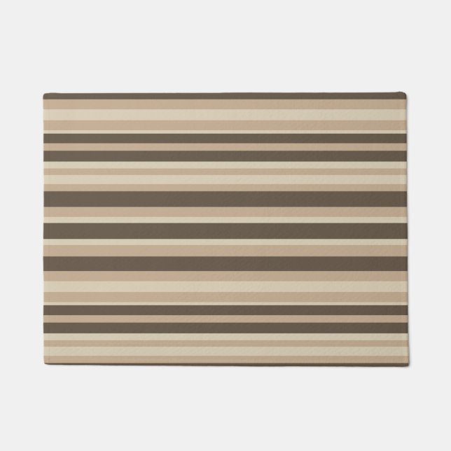 Neutral striped  fußmatte (Vorderseite)