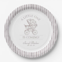 Neutral Toile Babydusche