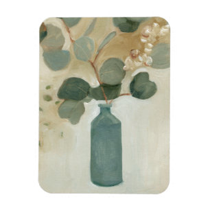 Neutrale Anordnung - Grünflächen in Vase Magnet