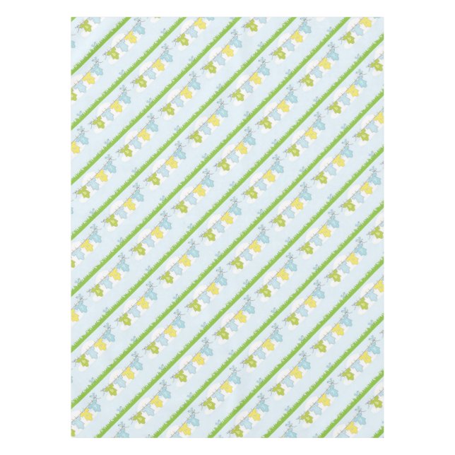 NEUTRALE BABY-DUSCHEN-PARTY-EINZELTEILE TISCHDECKE (Vorderseite)