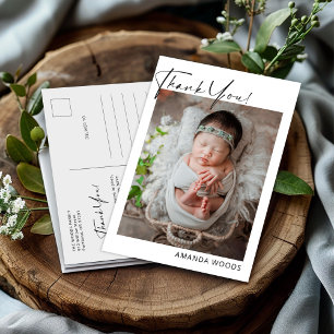 Neutrale Baby-Foto-Postkarte Postkarte