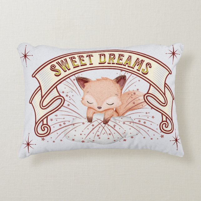 Neutrale Baby-Sweet-Träume für niedliches Geschlec Dekokissen (Vorderseite)