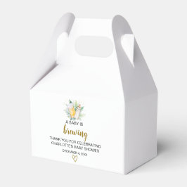 Neutrale Babyduschbox Geschenkschachtel