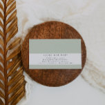 Neutrale Babyduschbücher für Kinder Begleitkarte<br><div class="desc">Es handelt sich um einfache, elegante Bücher für die Babyeintragungskarte mit einem schlauen Hintergrund und einem modernen Schriftart. Bearbeiten Sie alle Texte und alle Farben* auf dieser Hochzeitsvorstellung. * Die Farbe der Aquarellgrün ist nicht editierbar // Für passende Objekte, besuchen Sie bitte die "ASHTON" Kollektion im Sincerely By Nicole Zazzle...</div>