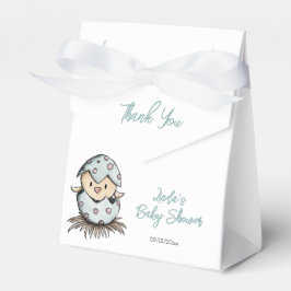 Neutrale Babydusche für Watercolor Script Bird Gen Geschenkschachtel