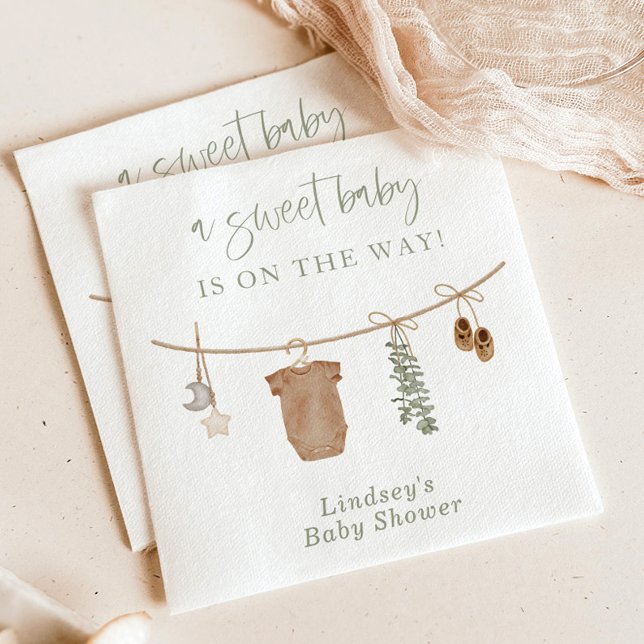 Neutrale Babydusche Neapel für Geschlechter, Gende Serviette (Von Creator hochgeladen)