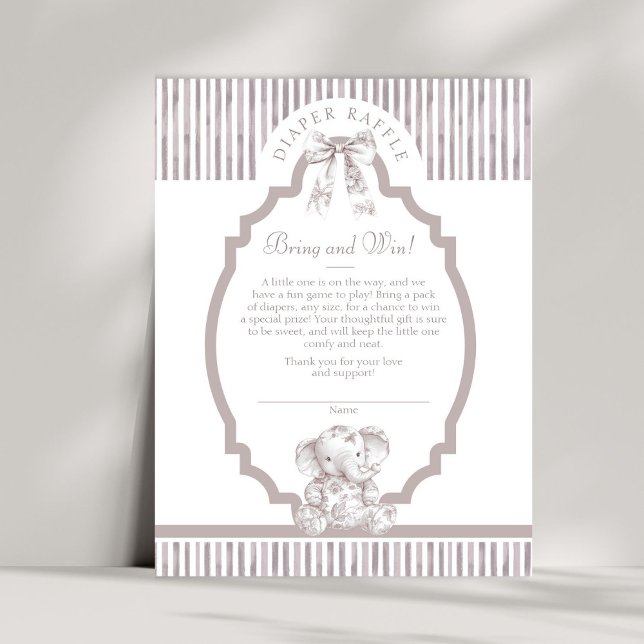 Neutrale Babydusche-Windelwaschkarte Einladung (Von Creator hochgeladen)