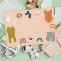 Neutrale Babygeschenke - Display-Dusche