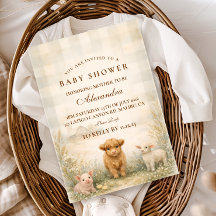 Neutrale Babyparty Farmfreunde