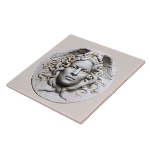 Neutrale beige Marmormor Medusa Wall Tile Fliese