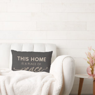 Neutrale Bestätigung-Pillowcase Moderne ruhige H Lendenkissen