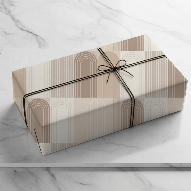 Neutrale Bogenmotive Geschenkpapier (Von Creator hochgeladen)