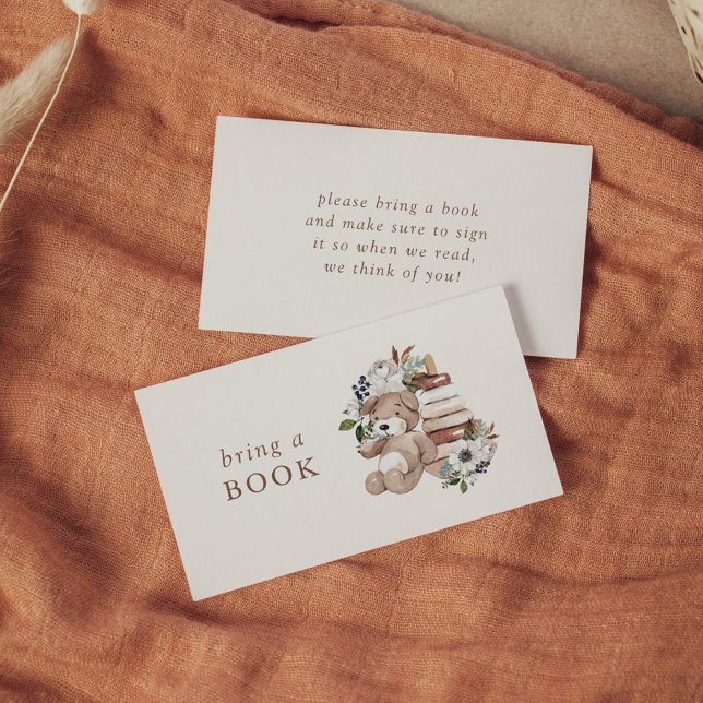 Neutrale Boho Kinderzimmer Babydusche bringen ein  Begleitkarte (Von Creator hochgeladen)