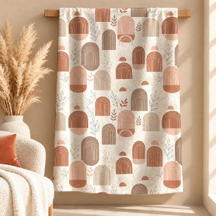 Neutrale Braune Elfenbein Beige Regenbogen Decke K