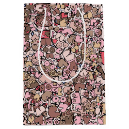 neutrale Brustpatrone Mittlere Geschenktüte