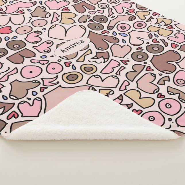 neutrale Brustpatrone Sherpadecke (3/4)