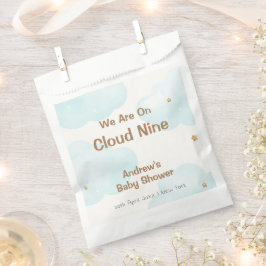 Neutrale Cloud Nine Stars Babydusche Geschenktütchen