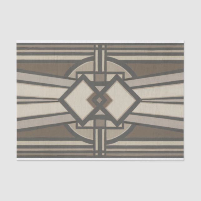 Neutrale Deko-Platte I Seidenpapier (Vorderseite)