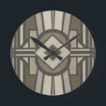 Neutrale Deko-Platte II Runde Wanduhr<br><div class="desc">Muster</div>