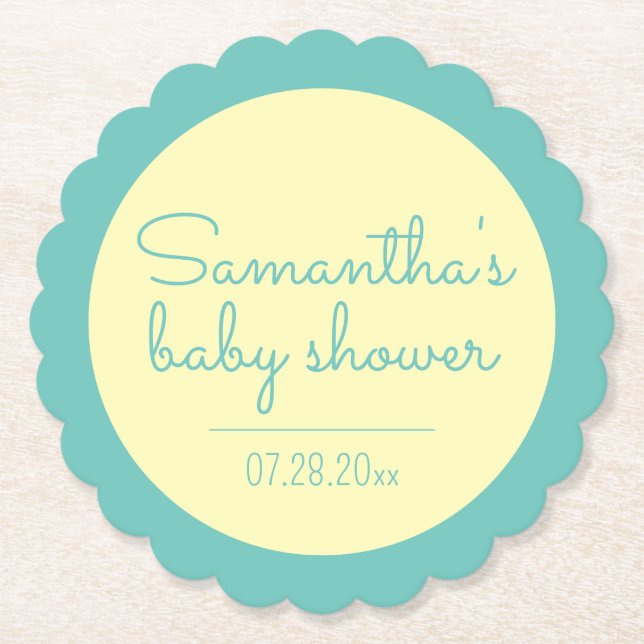 Neutrale Duschkabeln für Geschlechter - Untersetze Untersetzer (Vorderseite)