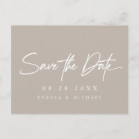 Neutrale einfache Verlobung Hochzeit