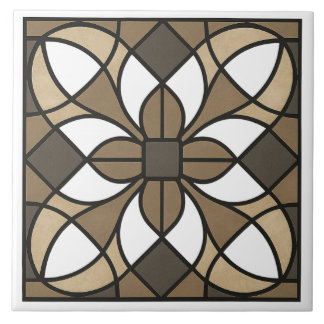 Neutrale Erdtöne Glas-Look Fliese