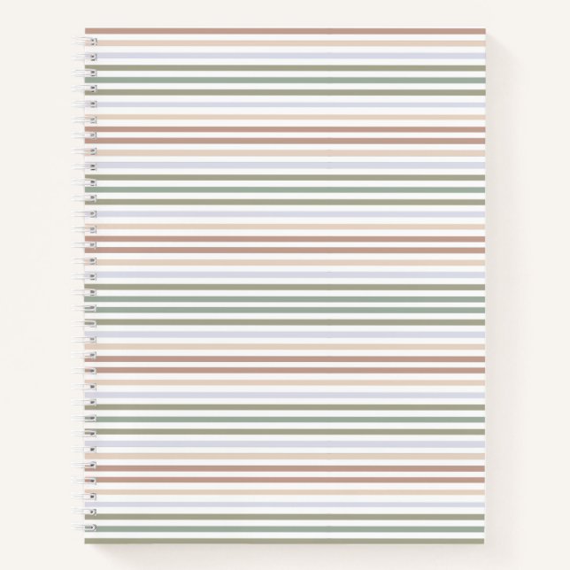 Neutrale Erdtöne Notizbuch (Vorderseite)