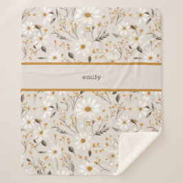 neutrale Fall-Foliage Sherpadecke