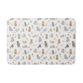 Neutrale Farbdarstellung bei Katzen Badematte