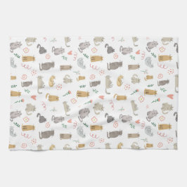 Neutrale Farbdarstellung bei Katzen Geschirrtuch