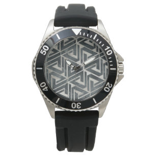 Neutrale Fliesen-Sammlung - geometrisch Armbanduhr