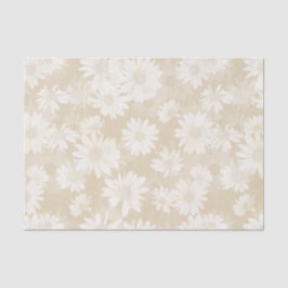 Neutrale Gänseblümchen Seidenpapier