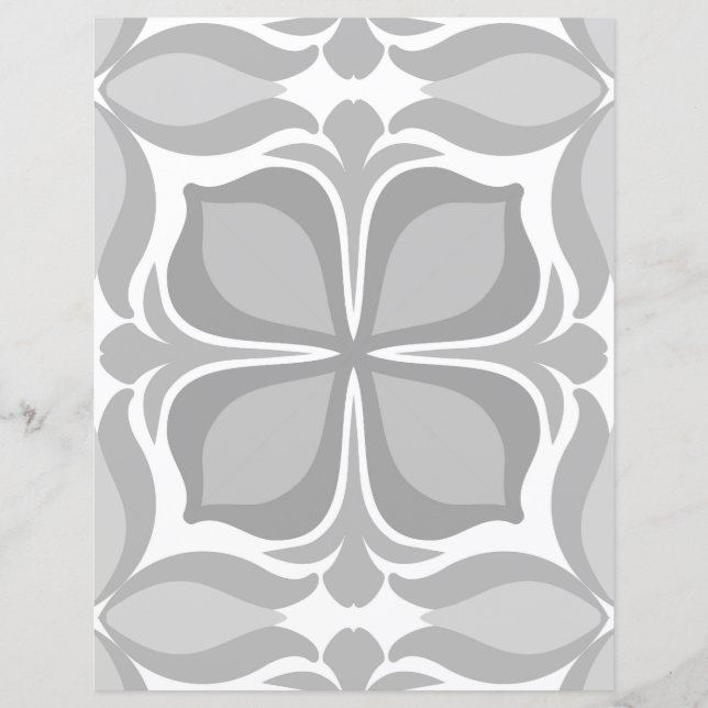 Neutrale geolmetrische Fliesen (Vorderseite)