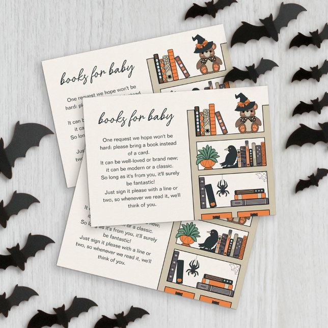Neutrale Halloween-Kinderduschbücher für Kinder Begleitkarte (Von Creator hochgeladen)