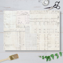 Neutrale Hauptbuchgestaltung Seidenpapier