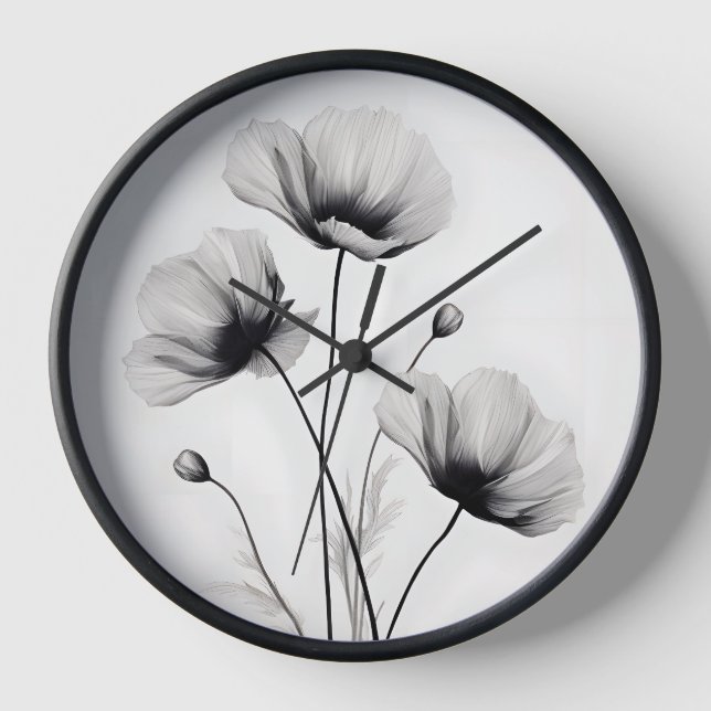 Neutrale, helle Pupien florale von Ava Uhr (Vorderseite)