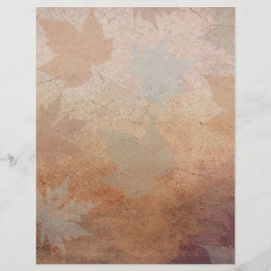 Neutrale Herbstblatt-Textur-Schabblatt-Papier