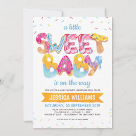 Neutrale Kanülendusche mit Sprinkles Dankeskarte