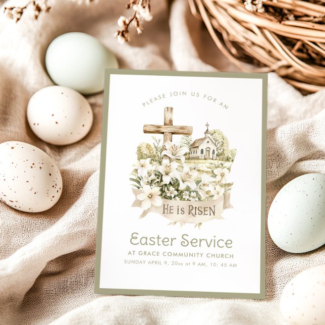 Neutrale Kirche | Einladung zum Osterdienst (Von Creator hochgeladen)
