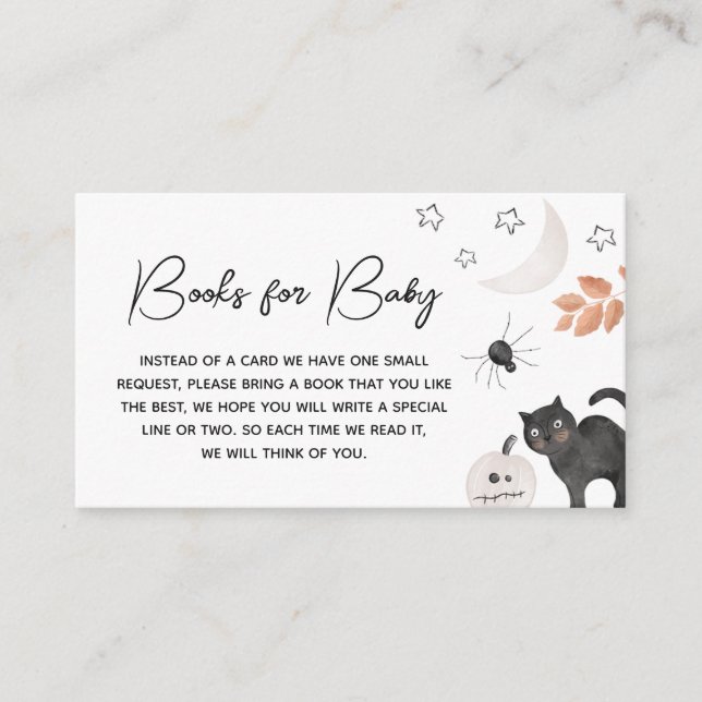 Neutrale kleine Bücher für Kinder Begleitkarte (Vorderseite)