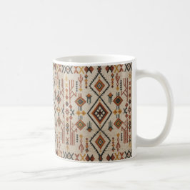 Neutrale marokkanische Teppichkunst Kaffeetasse